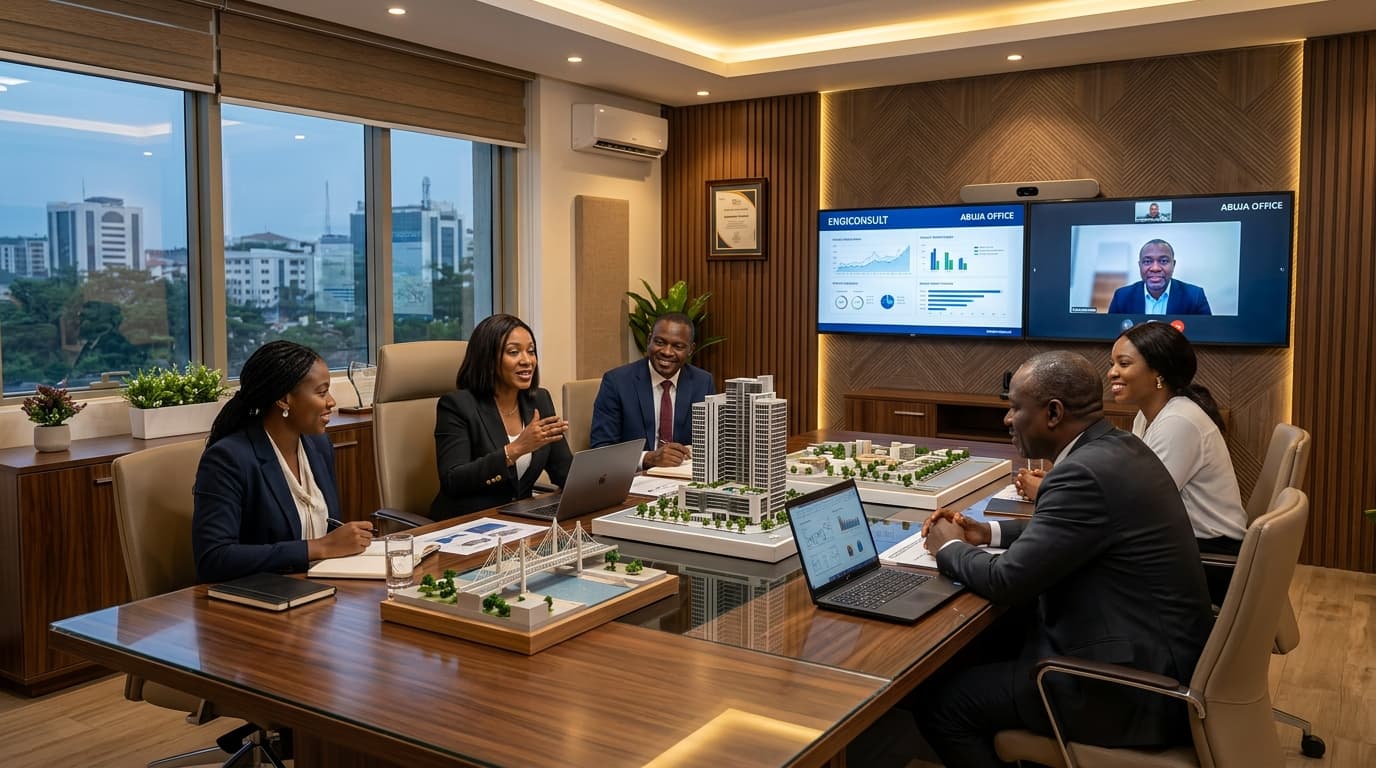 Hewelt executive consultation office and engineering conference facility